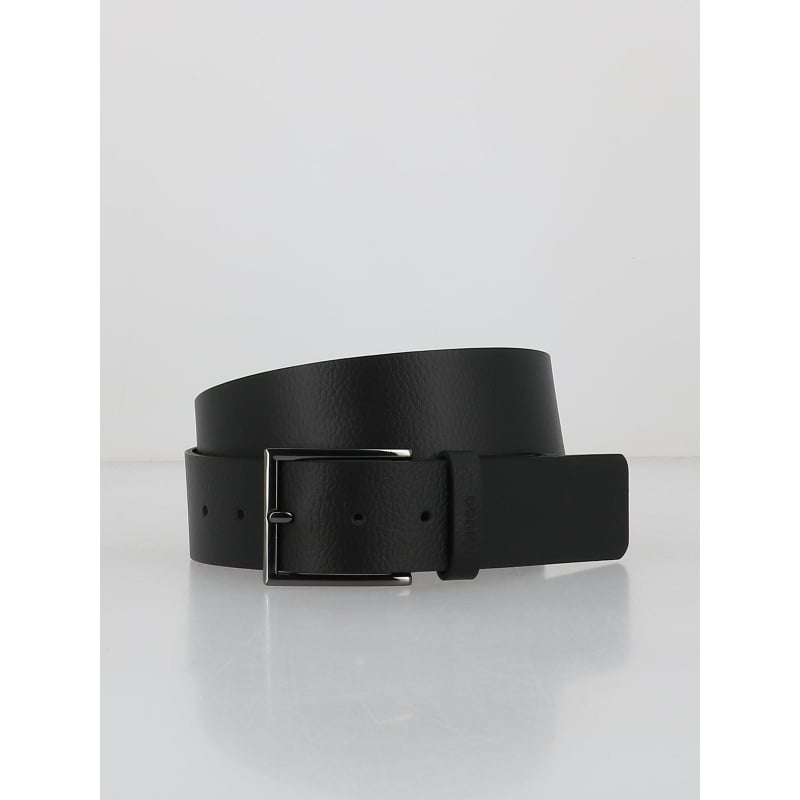 Ceinture en cuir giaspo noir homme - Hugo