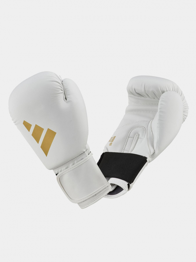 Gants de boxe speed 50 blanc et or - Adidas