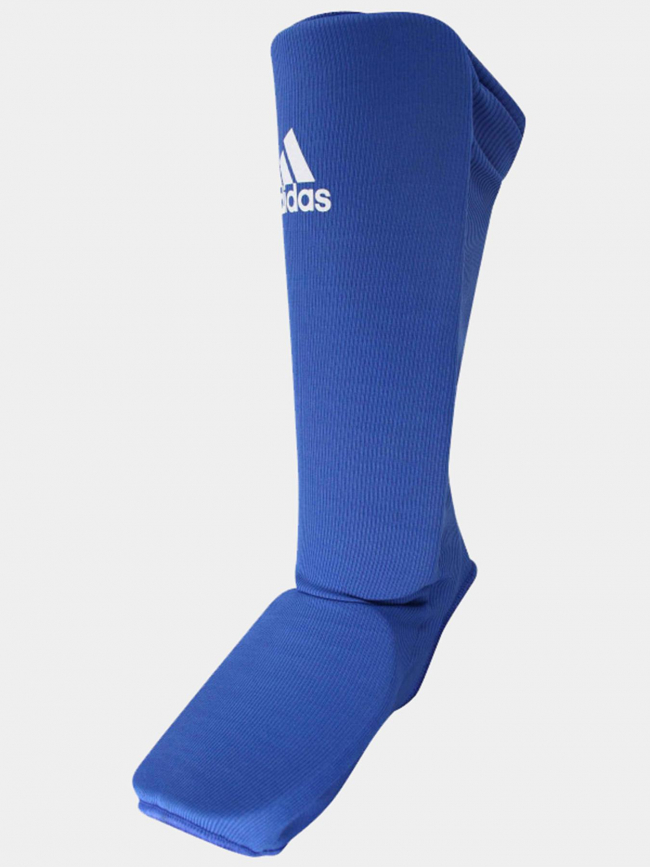 Protège-tibias et pied bleu  - Adidas