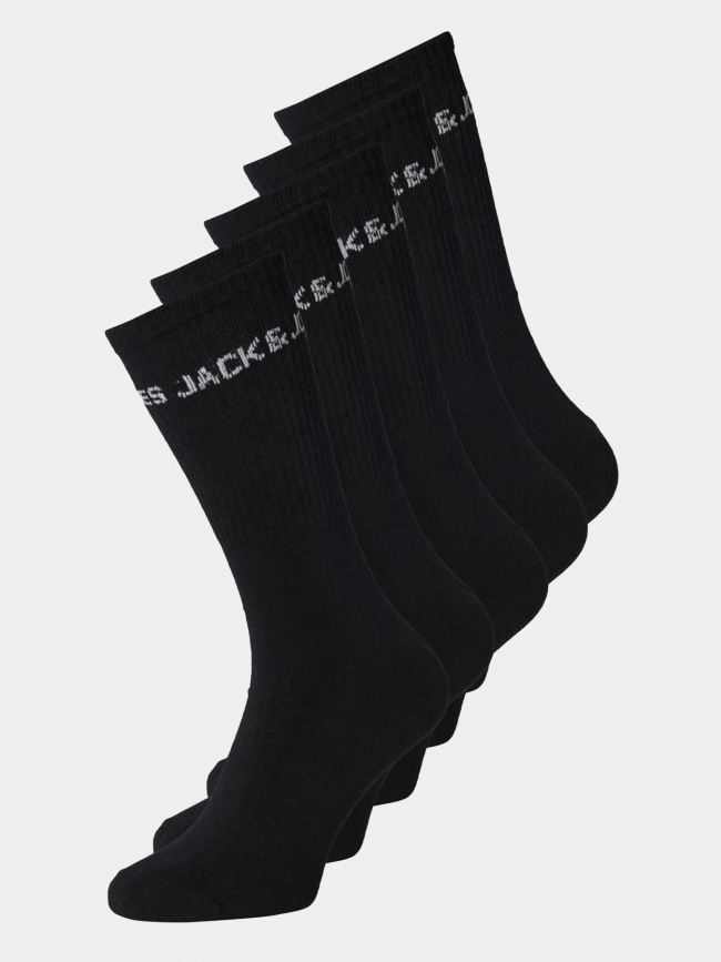 Pack de 5 paires de chaussettes noir enfant - Jack & Jones