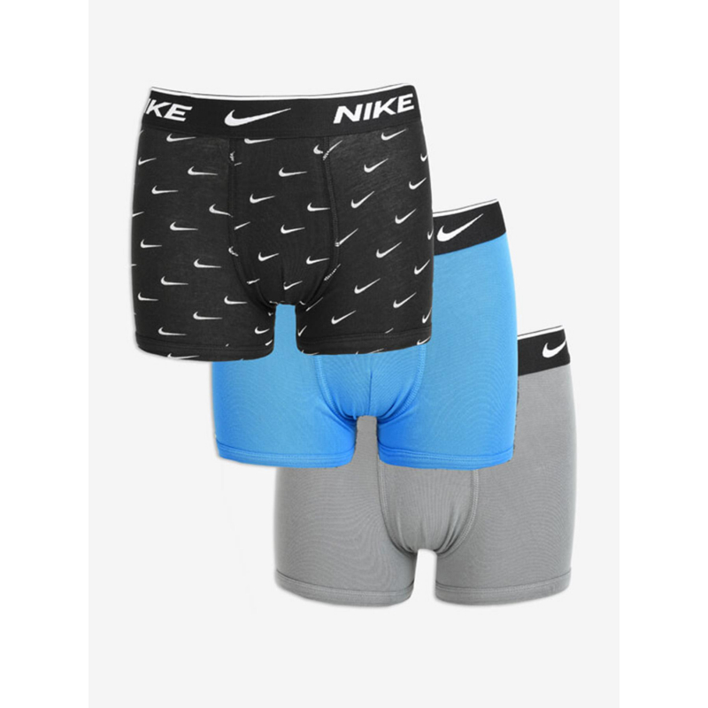 Pack de 3 boxers cotton dri-fit noir gris bleu enfant - Nike