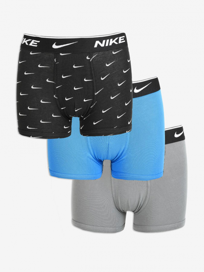 Pack de 3 boxers cotton dri-fit noir gris bleu enfant - Nike