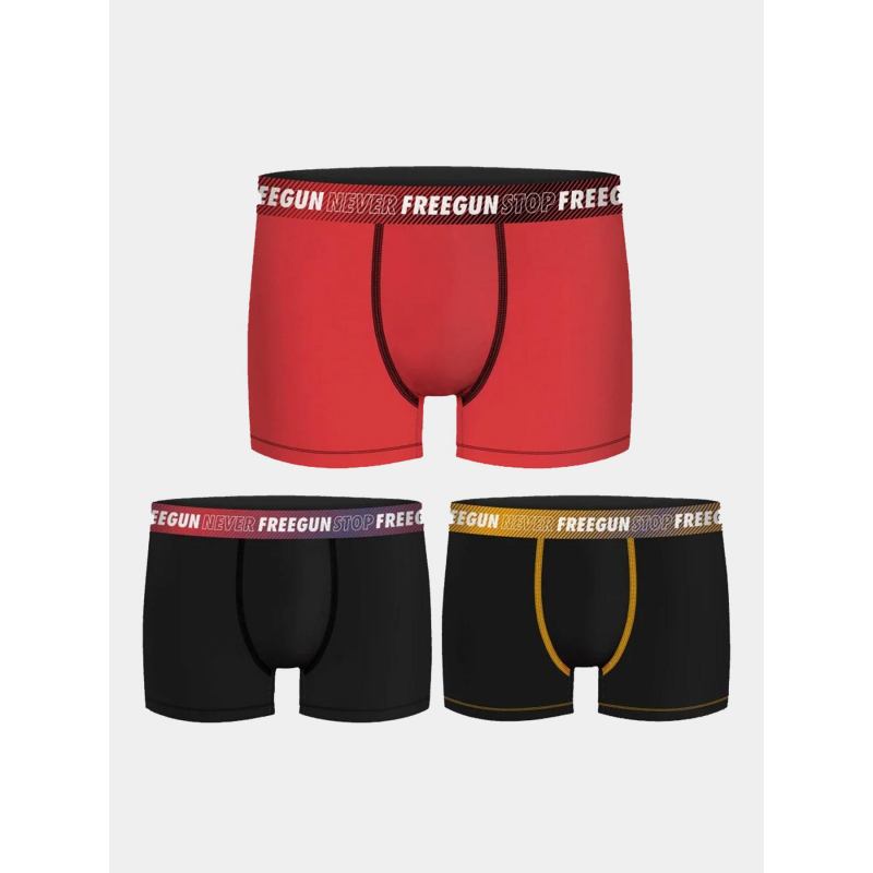 Pack de 3 boxers ultra stretch multicolore enfant - Freegun