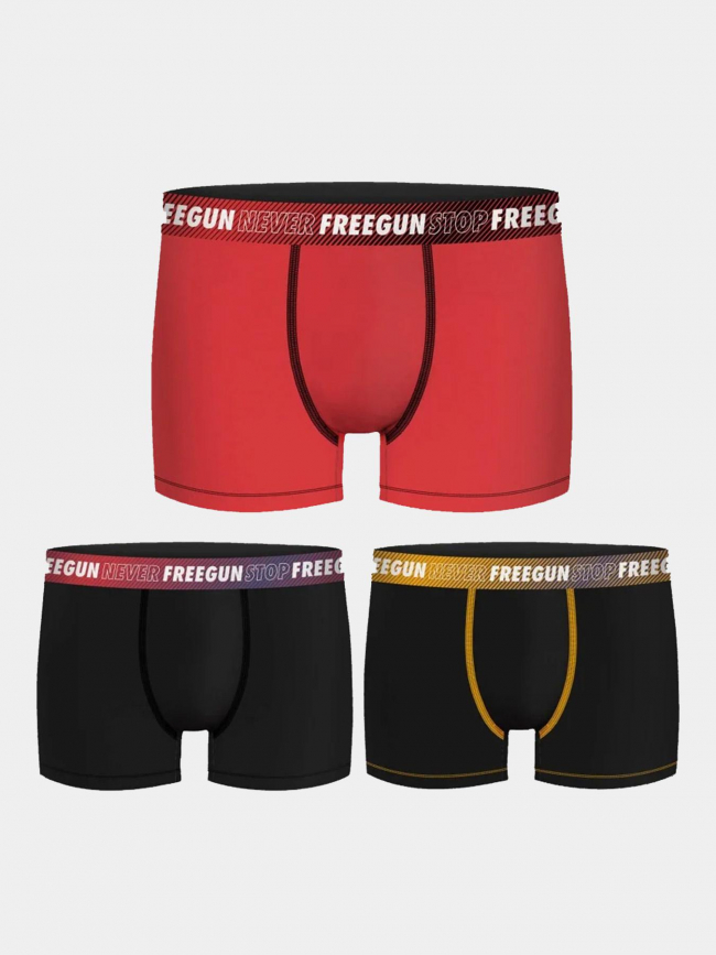 Pack de 3 boxers ultra stretch multicolore enfant - Freegun