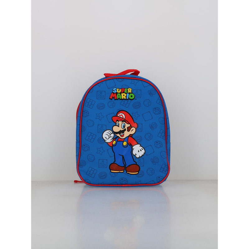 Sac à dos 3d 32 cm super mario bleu enfant - Mario