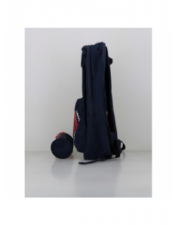 Sac a dos 2 compartiments + trousse bleu marine adulte - PSG