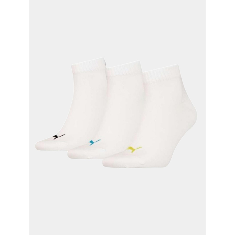 Pack de 3 paires de chaussettes blanc adulte - Puma