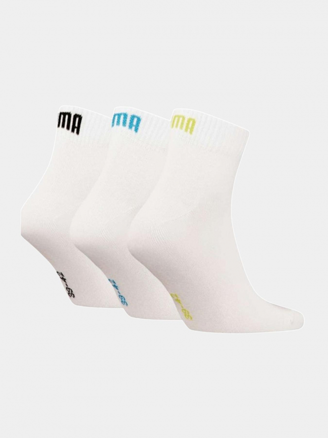 Pack de 3 paires de chaussettes blanc adulte - Puma