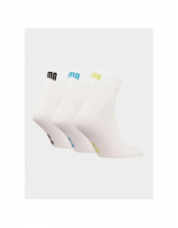 Pack de 3 paires de chaussettes blanc adulte - Puma