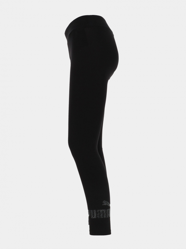 Legging logo zébré noir femme - Puma