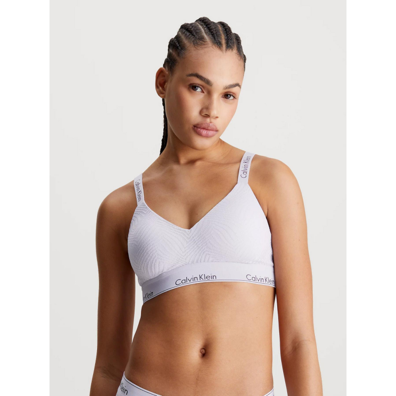 Brassière lghtly lines violet femme - Calvin Klein