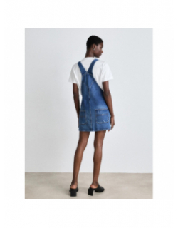 Robe salopette en jean dungaree bleu femme - Tommy Jeans