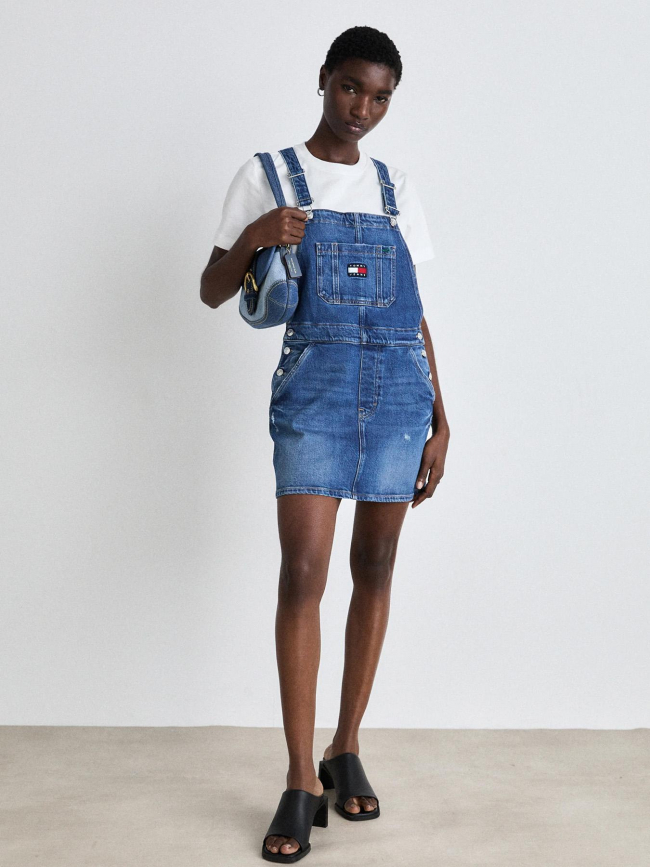 Robe salopette en jean dungaree bleu femme - Tommy Jeans