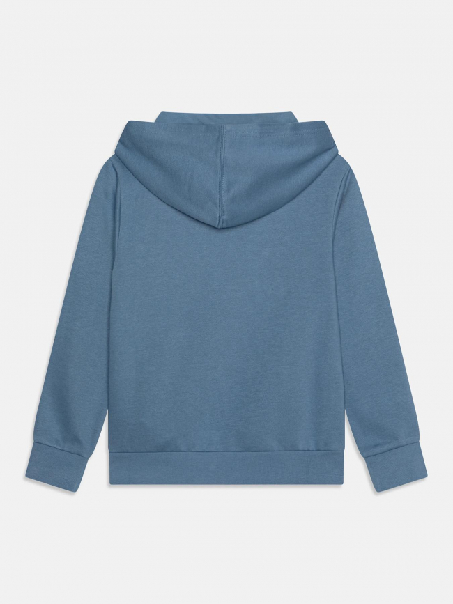 Sweat à capuche petit logo brodé bleu enfant - Champion