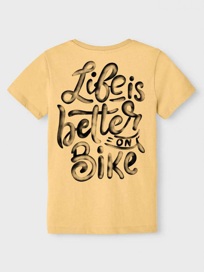 T-shirt ladina bike jaune enfant - Name It