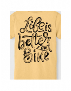 T-shirt ladina bike jaune enfant - Name It