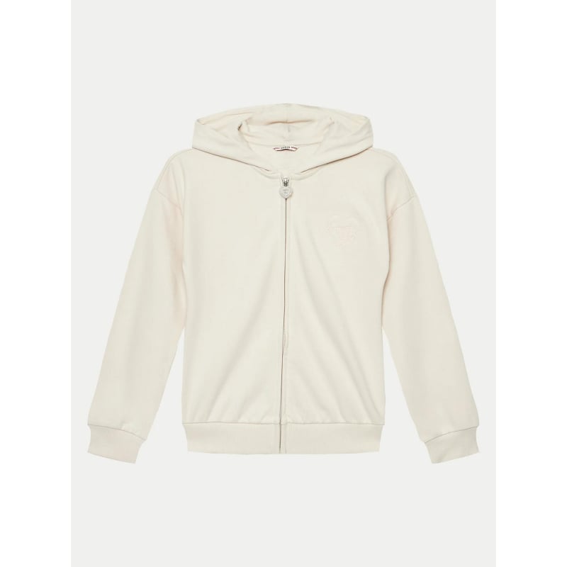 Veste zippée ls active beige enfant - Guess