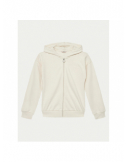 Veste zippée ls active beige enfant - Guess