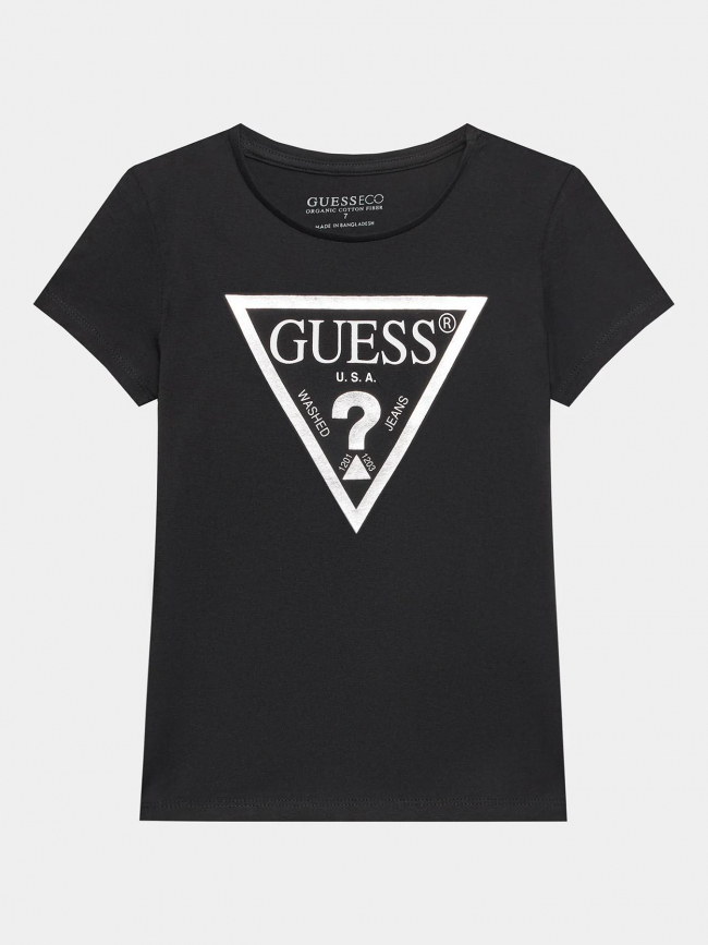T-shirt core noir fille - Guess