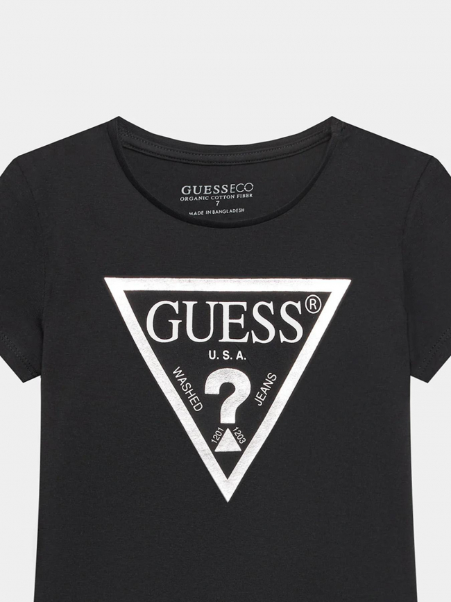 T-shirt core noir fille - Guess