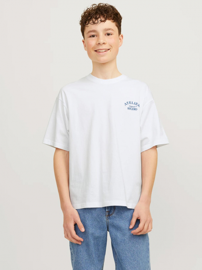 T-shirt brooklyn back blanc enfant - Jack & Jones