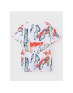 T-shirt ohadiza blanc rouge garçon - Name It