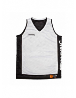 Maillot de basketball réversible blanc noir enfant - Spalding