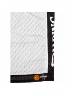 Maillot de basketball réversible blanc noir enfant - Spalding