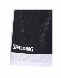 Short de basketball réversible blanc noir enfant - Spalding