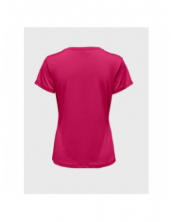 T-shirt stretch carmen rose femme - Only Play