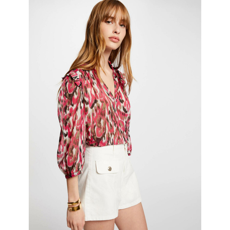 Blouse otina rose femme - Morgan