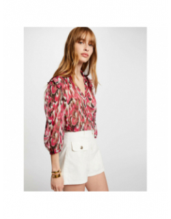 Blouse otina rose femme - Morgan