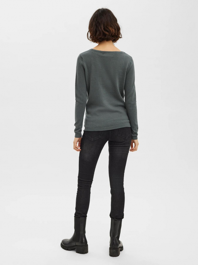 Pull texturé care vert femme - Vero Moda