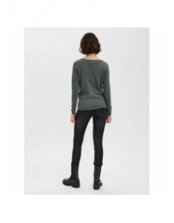 Pull texturé care vert femme - Vero Moda