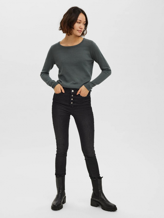 Pull texturé care vert femme - Vero Moda