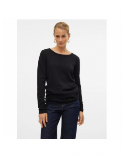 Pull texturé care noir femme - Vero Moda