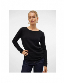 Pull texturé care noir femme - Vero Moda