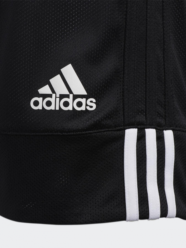 Short de basketball réversible noir blanc enfant - Adidas