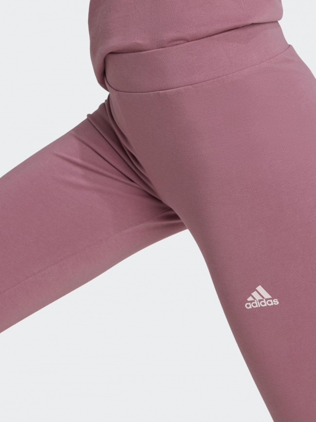 Legging linear logo rose fille - Adidas