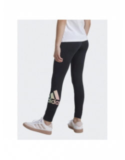 Legging logo brillant noir fille - Adidas