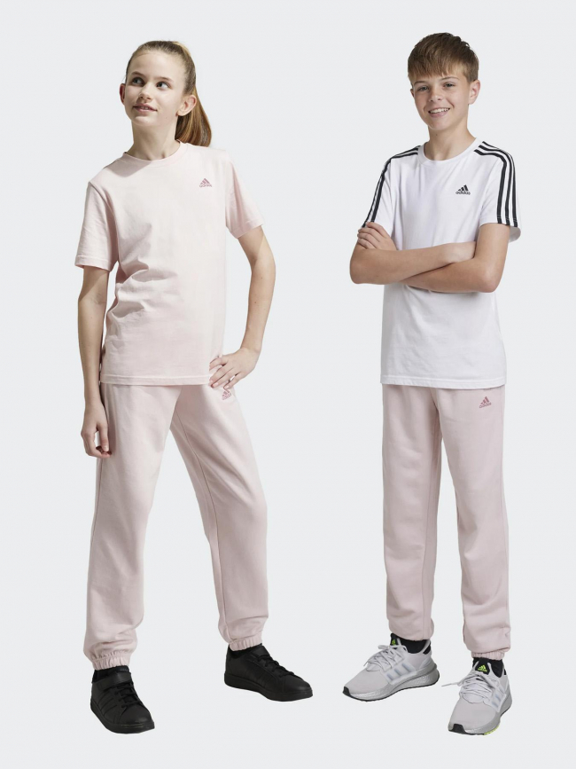 Jogging uni logo rose enfant - Adidas