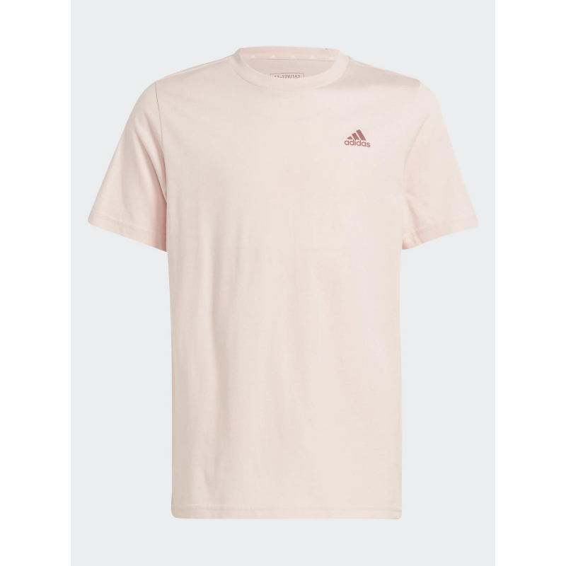 T-shirt uni logo rose enfant - Adidas