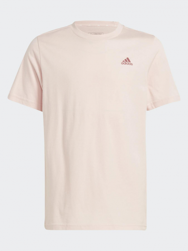 T-shirt uni logo rose enfant - Adidas