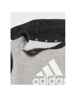 Ensemble de survêtement colorblock noir gris enfant - Adidas