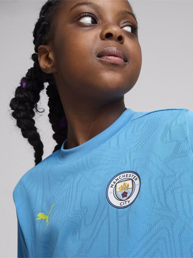 Maillot d'entrainement mcfc bleu enfant - Puma