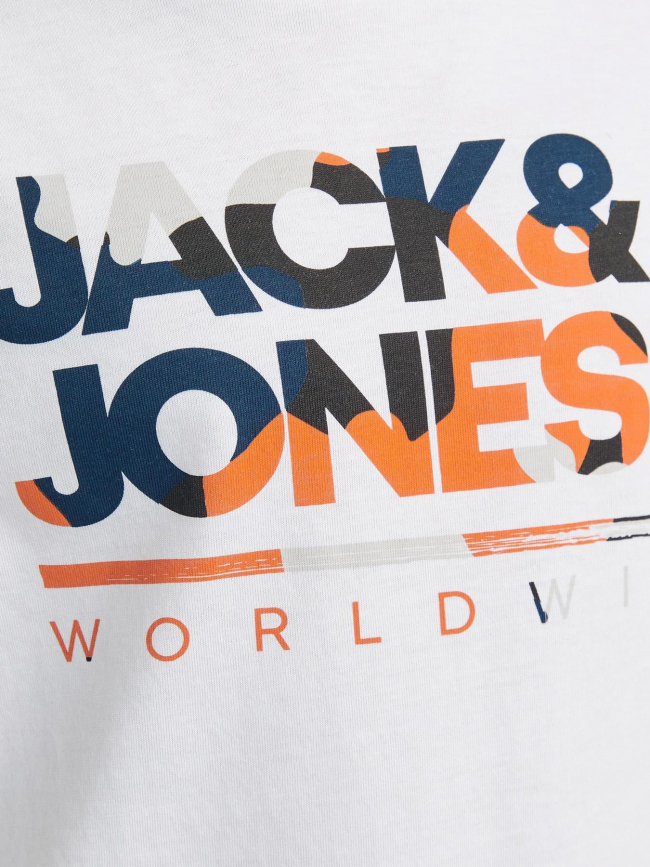 T-shirt jjluke blanc enfant - Jack & Jones