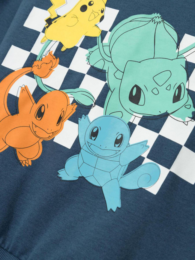 Sweat à capuche pokémon bleu enfant - Name It