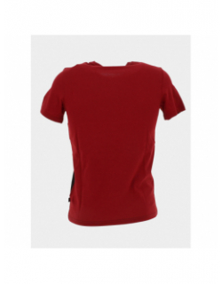 T-shirt essential block noir blanc bordeaux enfant - Puma