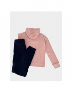 Ensemble sweat jogging sicily rose bleu fille - Kappa