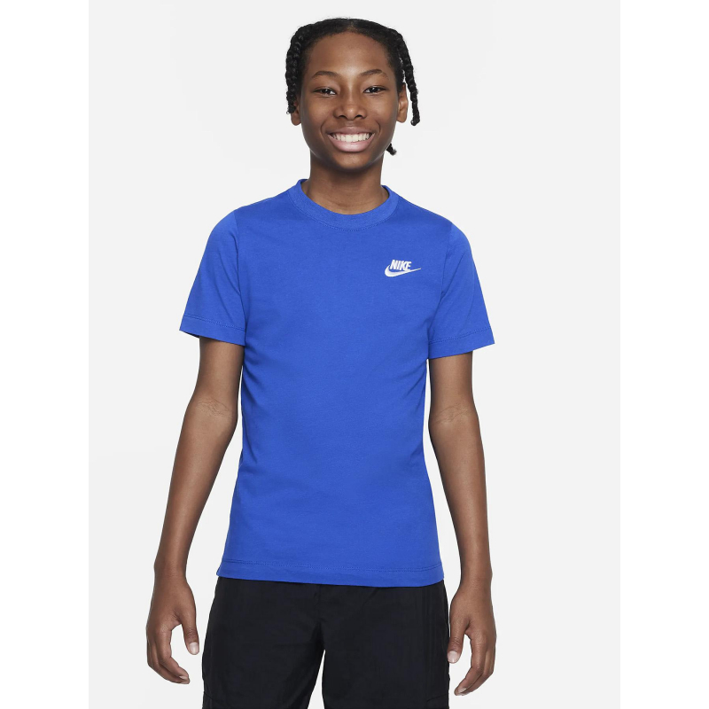 T-shirt nsw emb futura bleu enfant - Nike